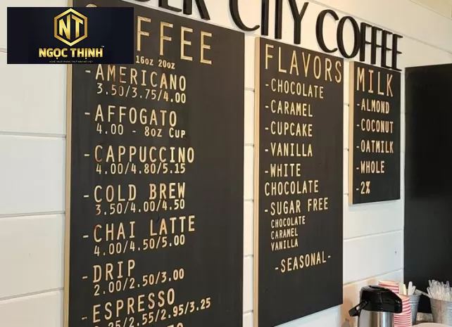 BẢNG MENU NHIỀU SIZE GIÁ TỐT LONG THÀNH - BMN05